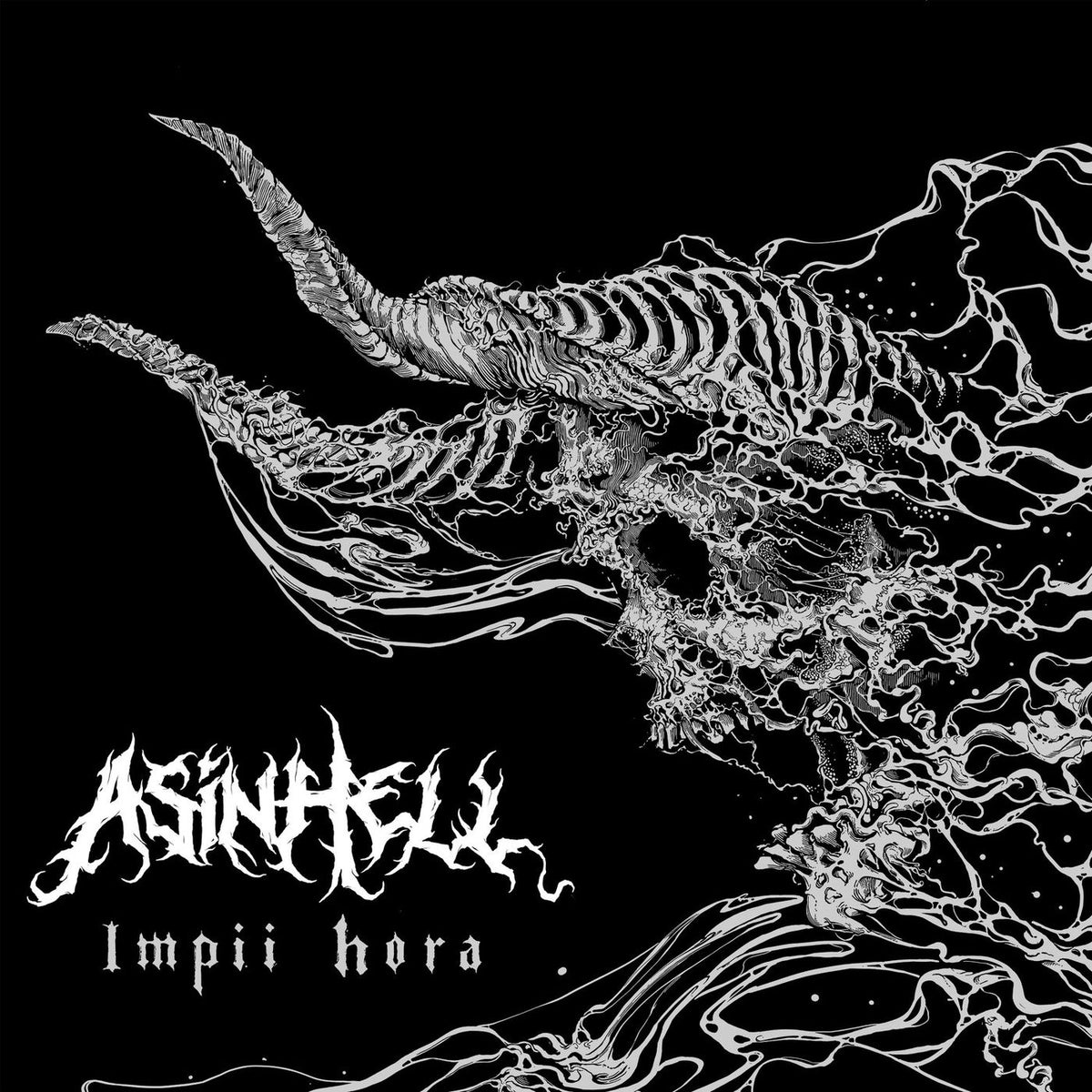 Asinhell – Impii Hora (Coloured Vinyl) vinyl record cover