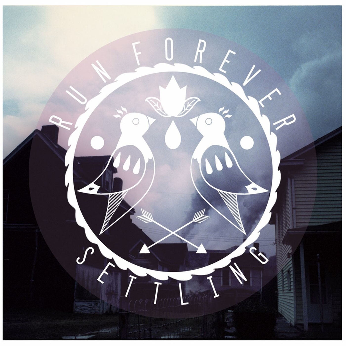 Run Forever – Settling (COLV) (PURP) (DLCD) vinyl record cover