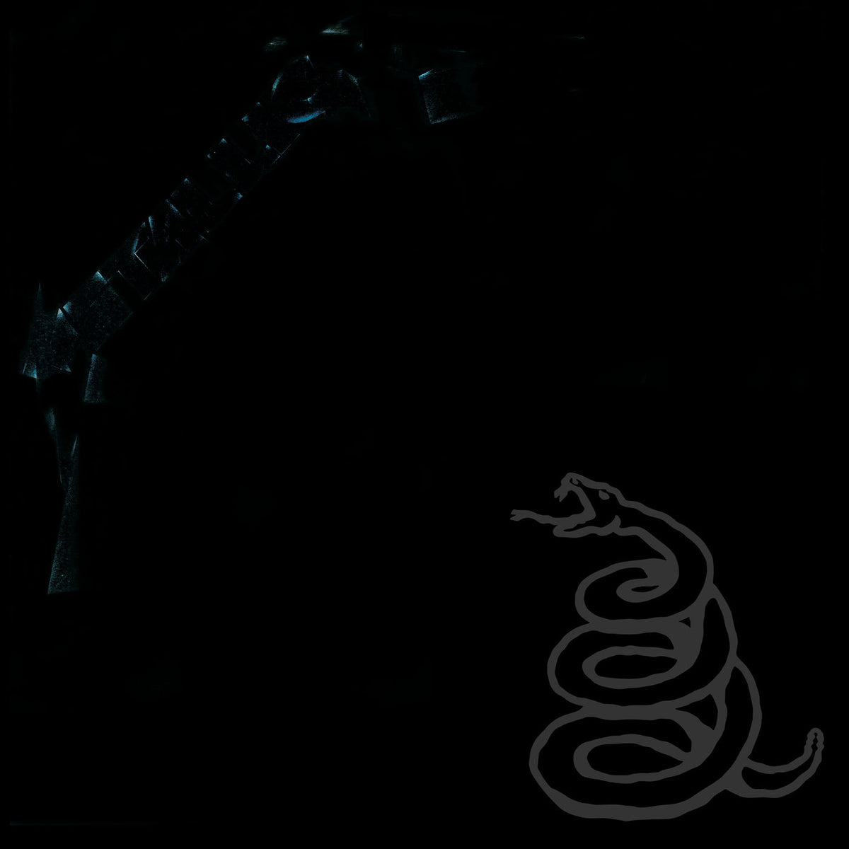 Metallica – Metallica (SOME BLACKER MARBLED VINYL) vinyl record cover
