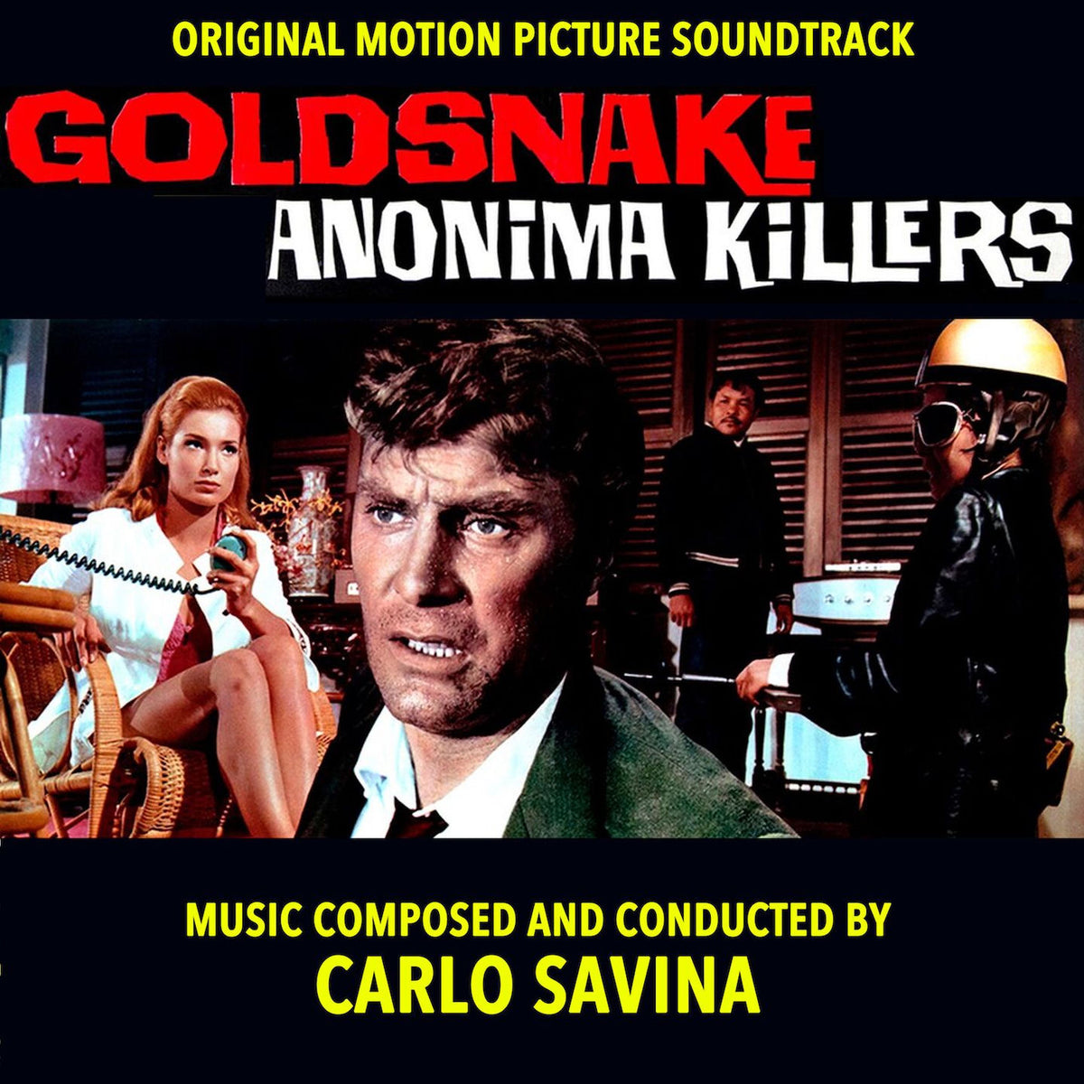 Carlo Savina – Goldsnake Anonima Killers vinyl record cover