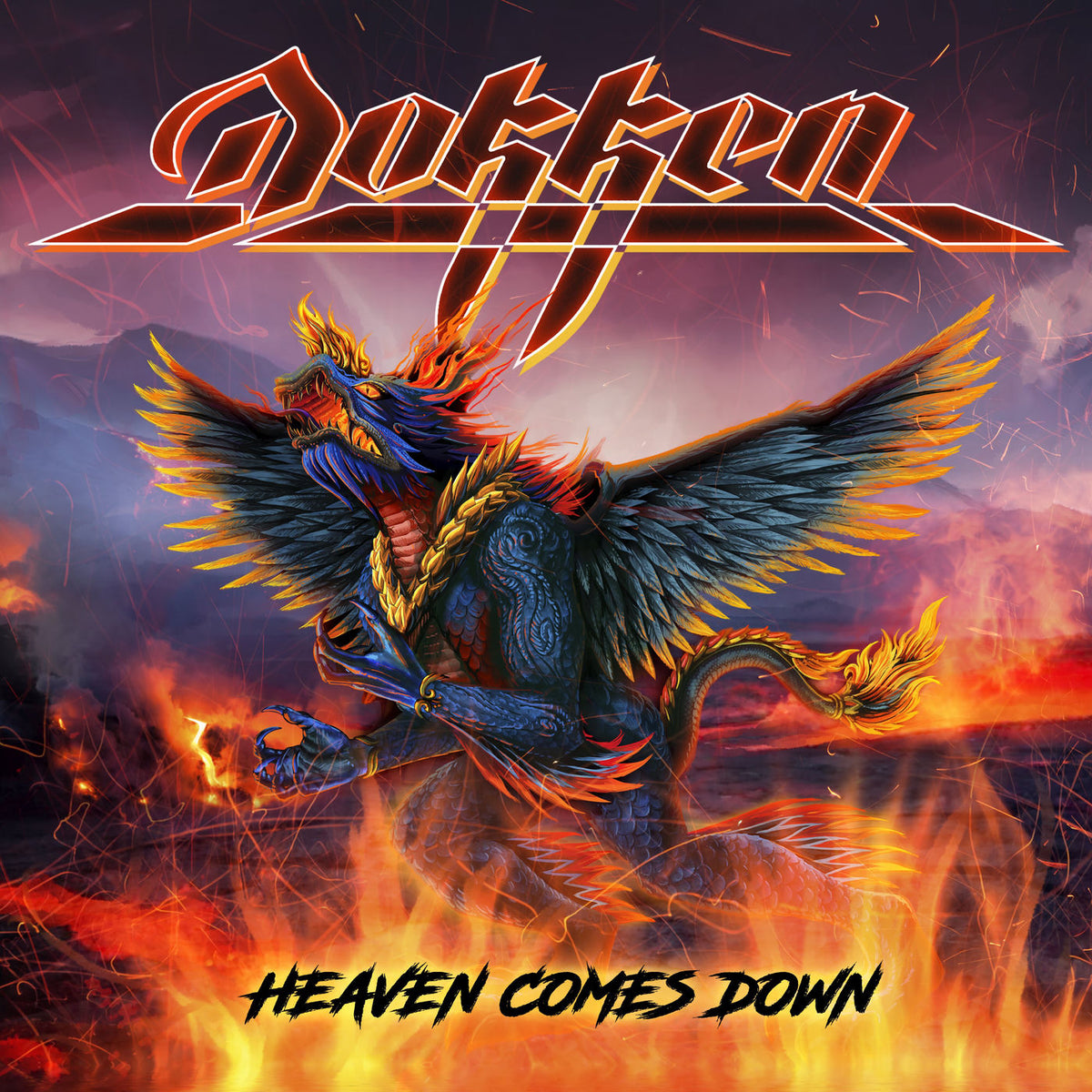 Dokken – Heaven Comes Down vinyl record cover