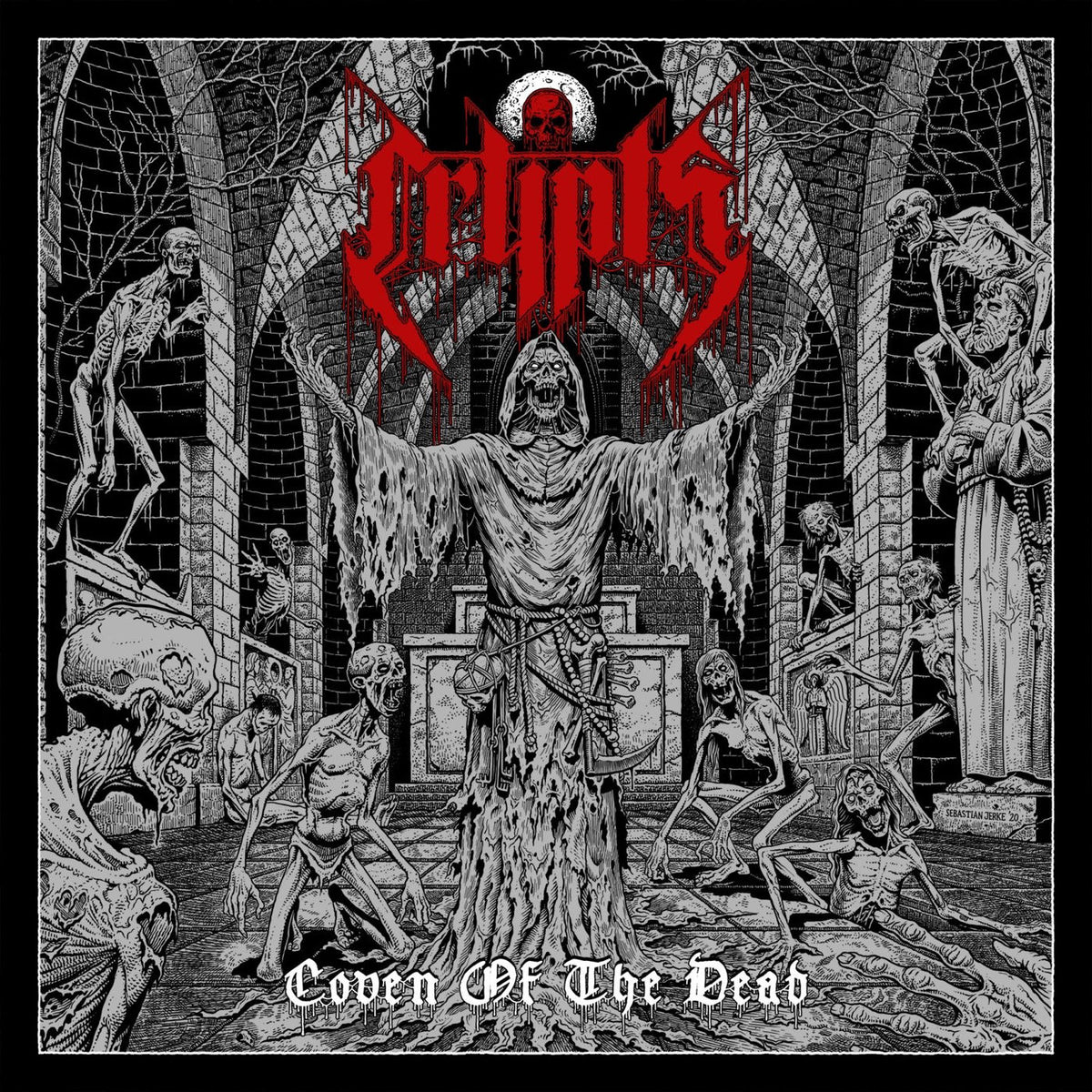 Crypts – Coven Of The Dead vinyl record cover