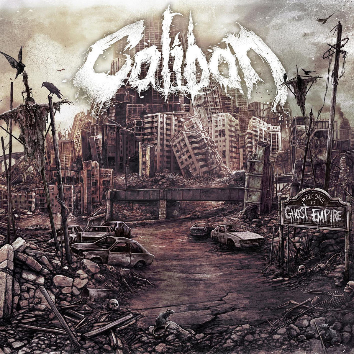Caliban – Caliban - Ghost Empire (ltd. Solid White LP) vinyl record cover