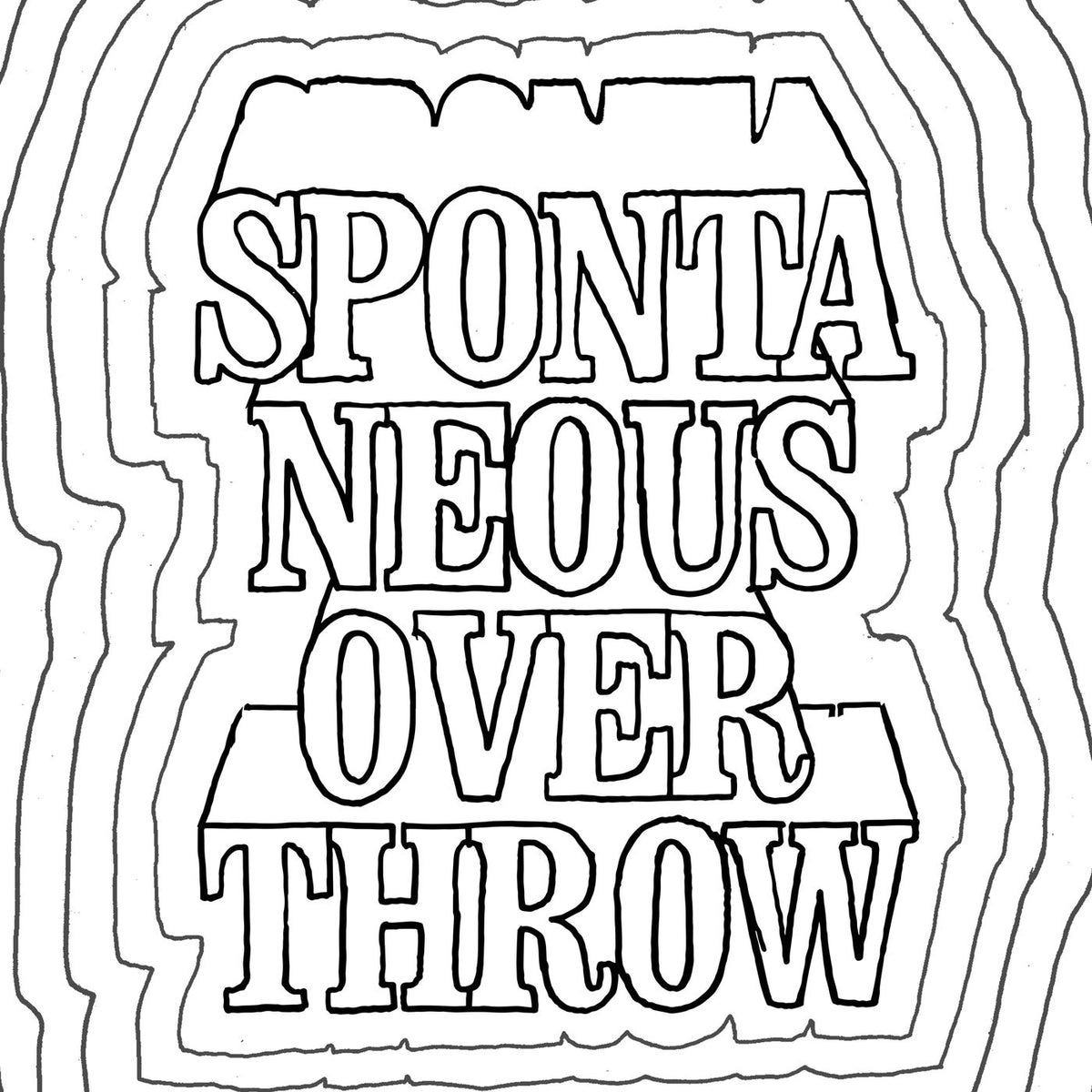 Spontaneous Overthrow – All About Money vinyl record cover