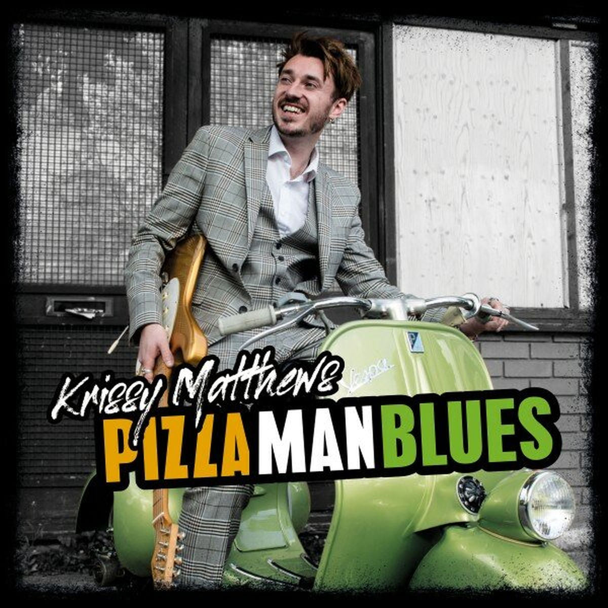 Krissy Matthews – Pizza Man Blues vinyl record cover