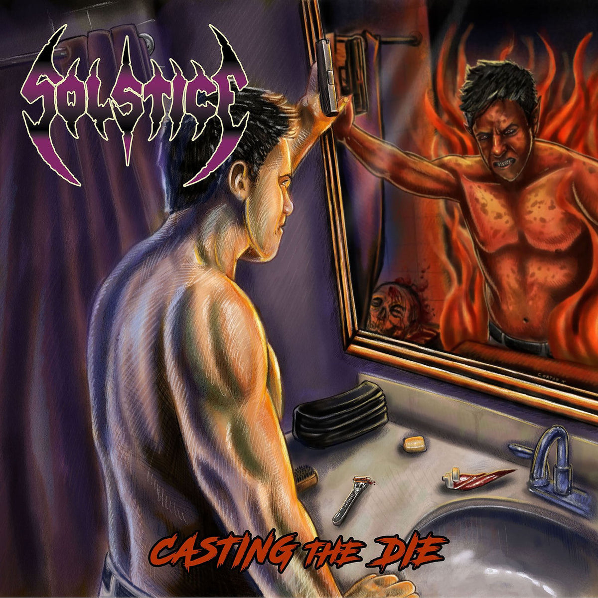 Solstice – Casting the Die vinyl record cover