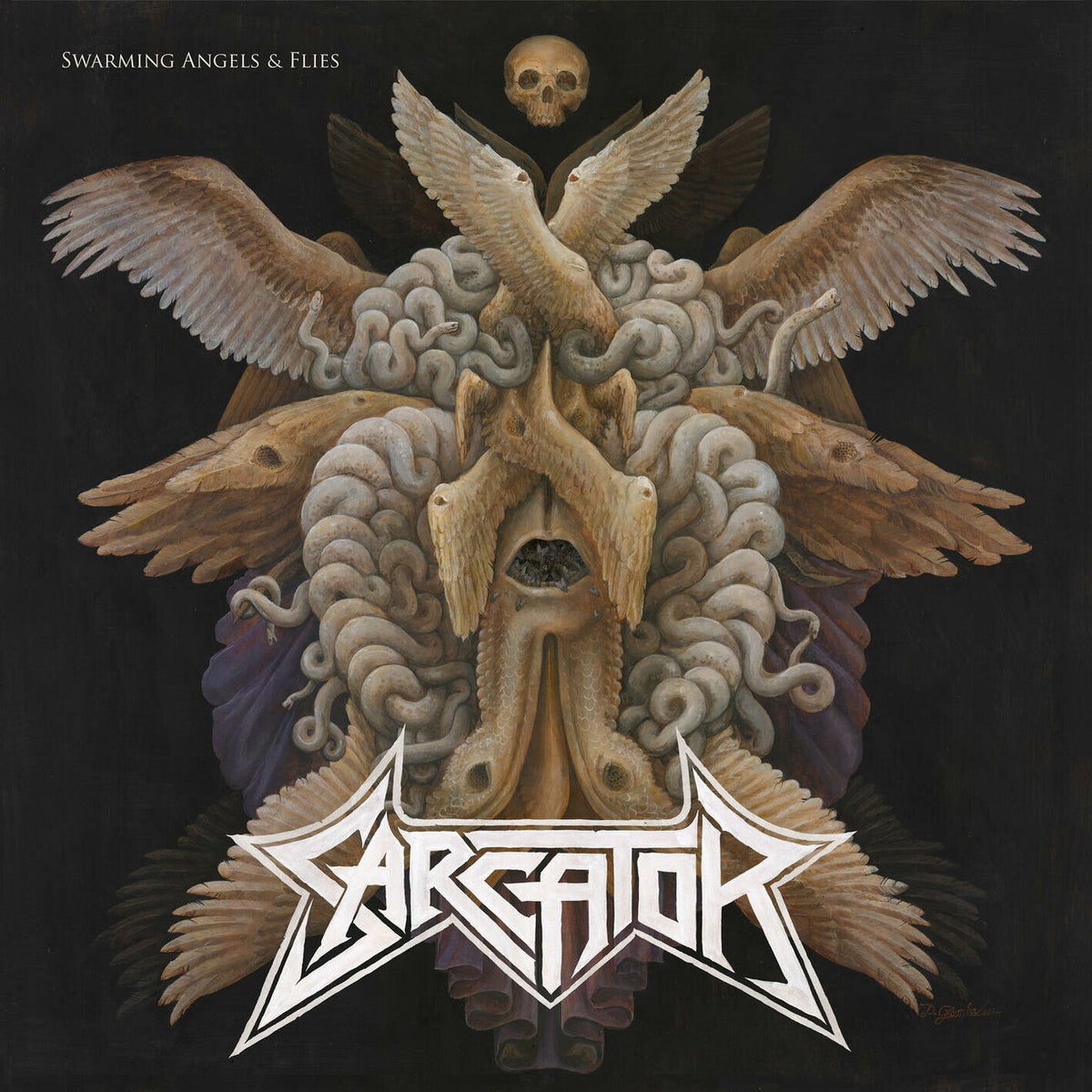 Sarcator – Swarming Angels & Flies vinyl record cover