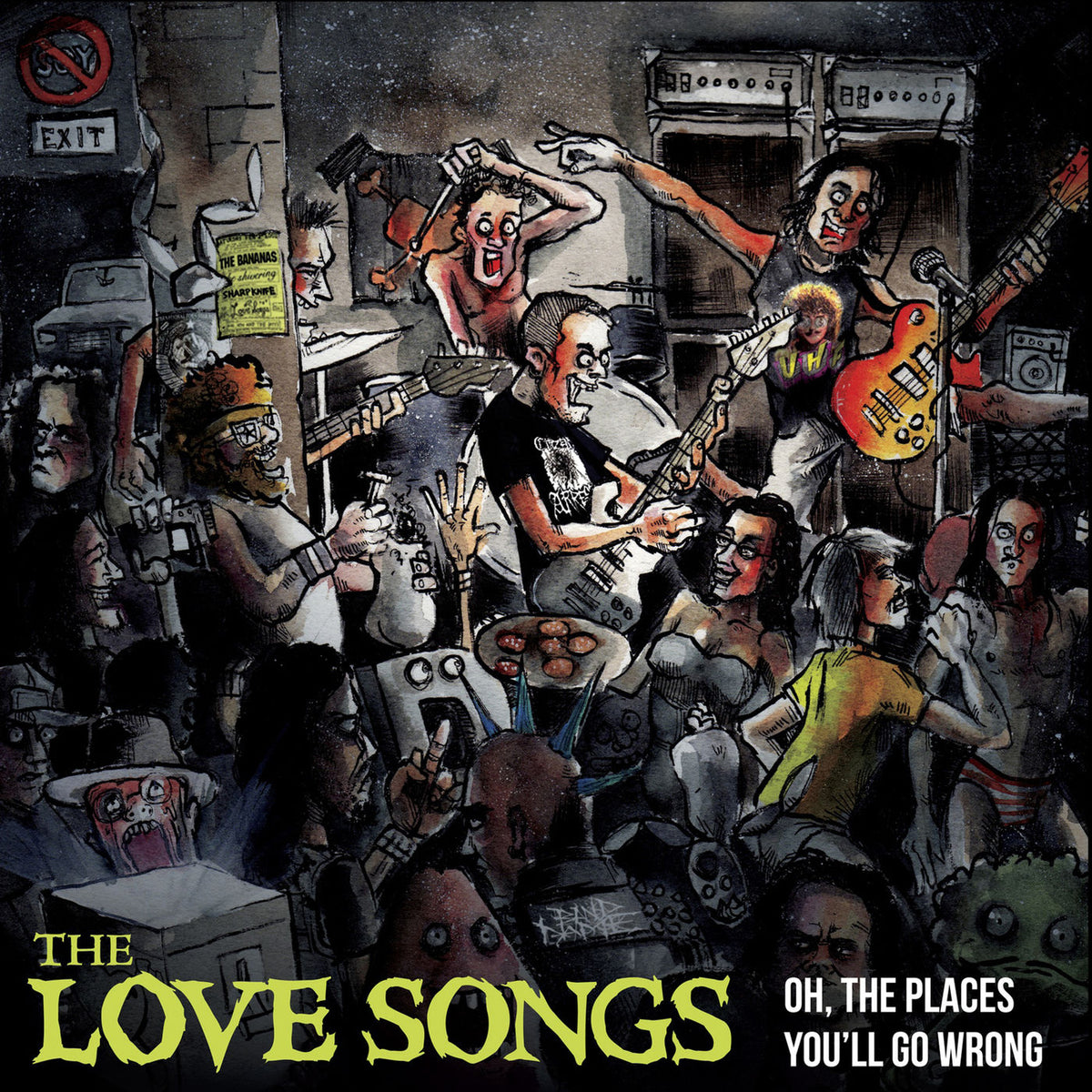 The Love Songs – Oh, the Places You'll Go Wrong vinyl record cover