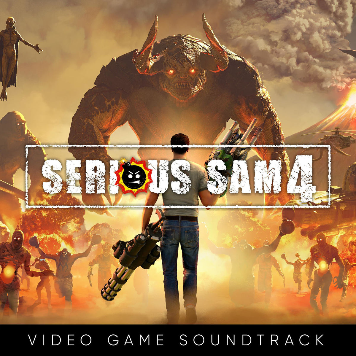 Damjan Mravunac – Serious Sam 4 vinyl record cover