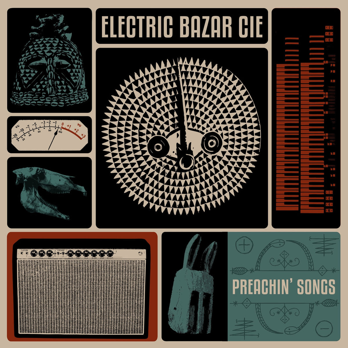 Electric Bazar Cie – Preachin' Songs vinyl record cover