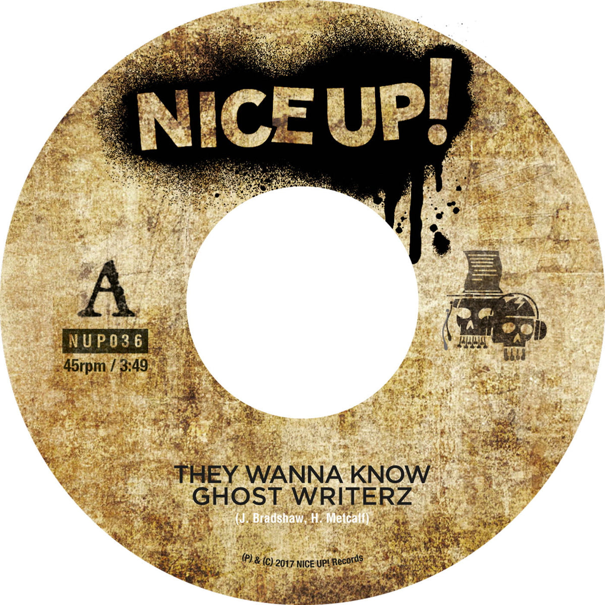 Ghost Writerz – They Wanna Know vinyl cover