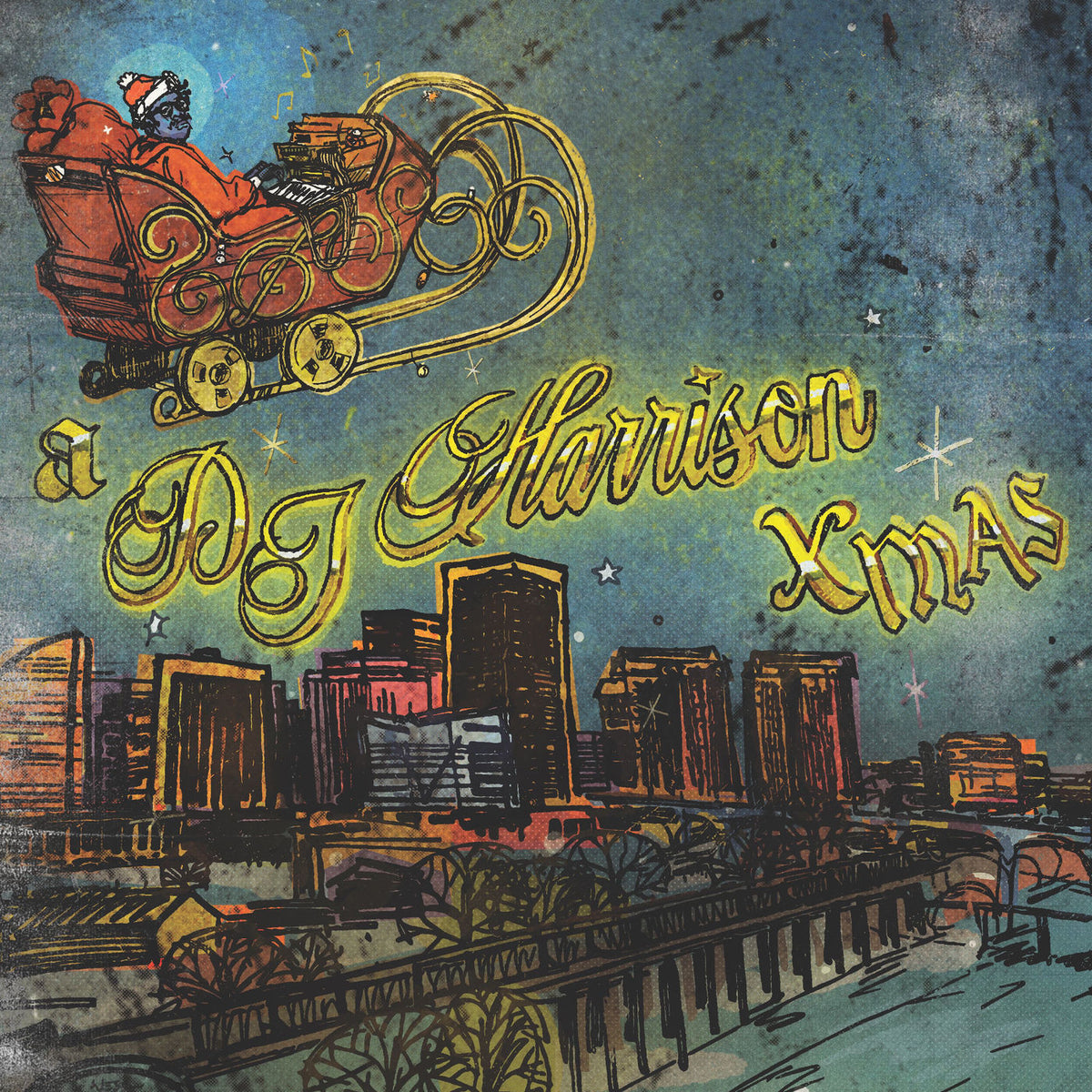 Dj Harrison – Dj Harrison Xmas vinyl record cover