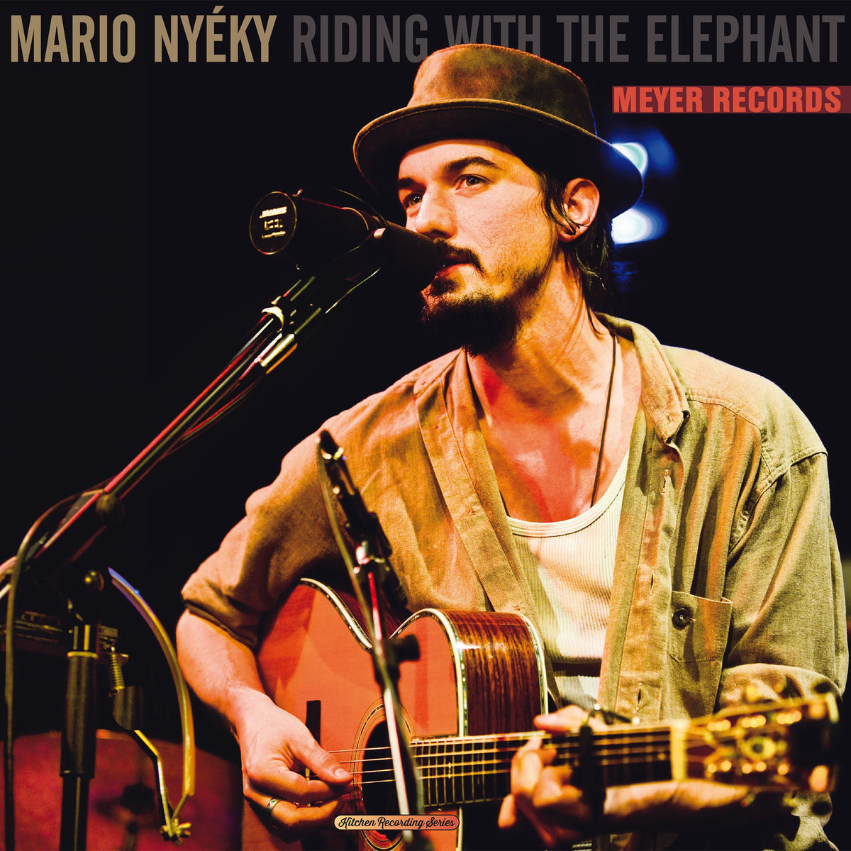 Mario Nyeky – Riding With the Elephant vinyl record cover
