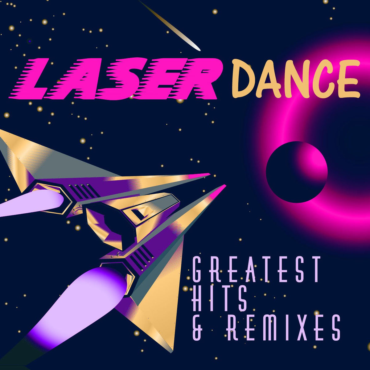 Laserdance – Greatest Hits & Remixes vinyl record cover