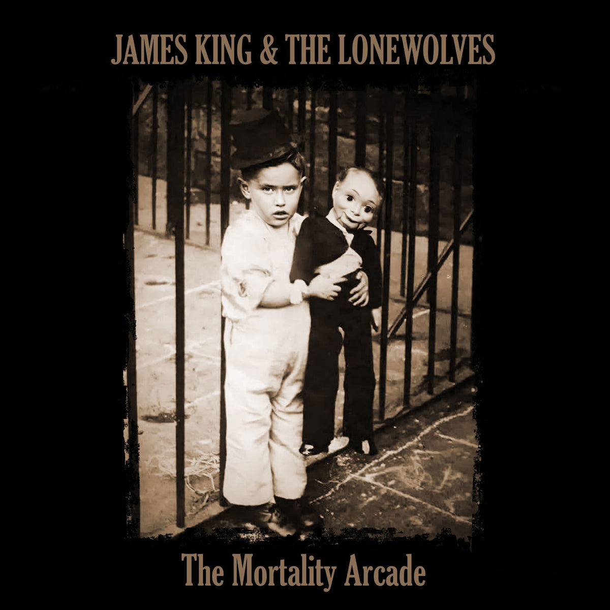 James King & The Lonewolves – The Mortality Arcade vinyl record cover