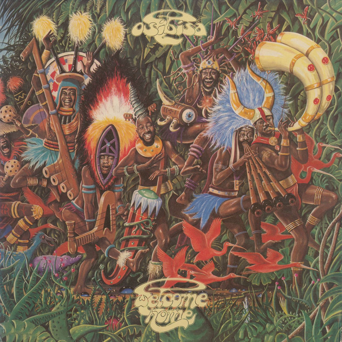 Osibisa – Welcome Home (Psychedelic Splatter Vinyl) (Indies) vinyl record cover