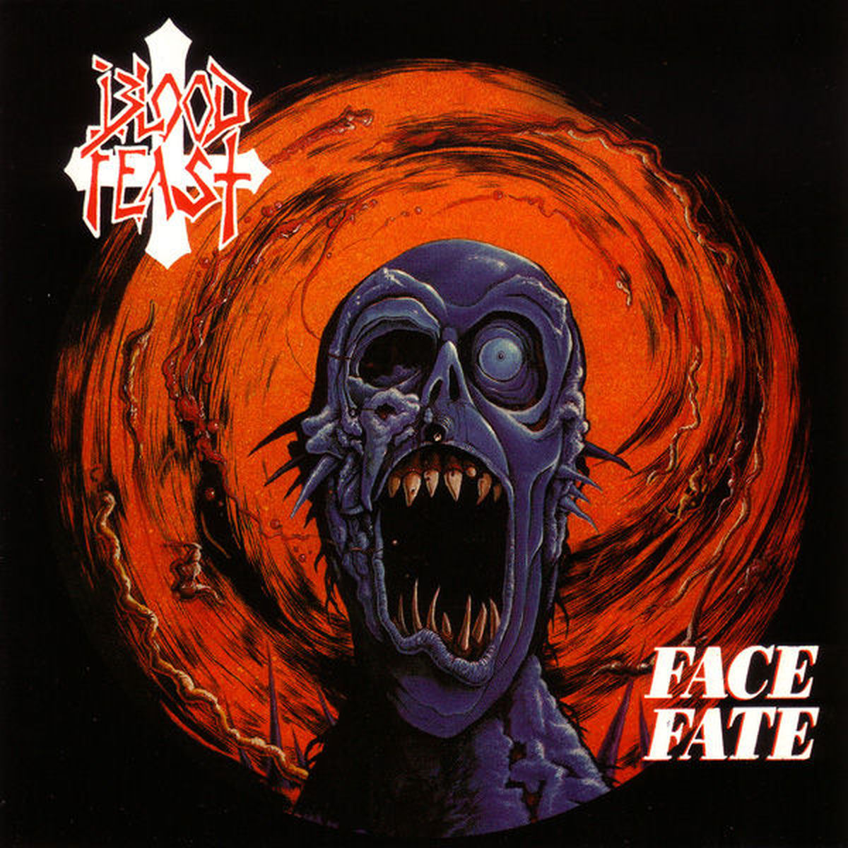 Blood Feast – Face Fate vinyl record cover
