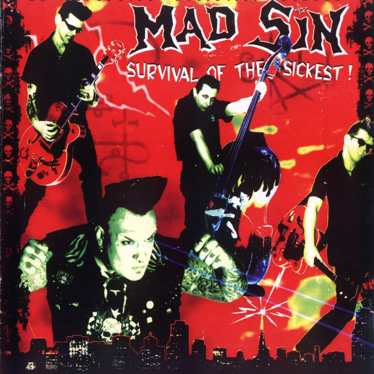 Mad Sin – Survival of the Sickest! vinyl record cover