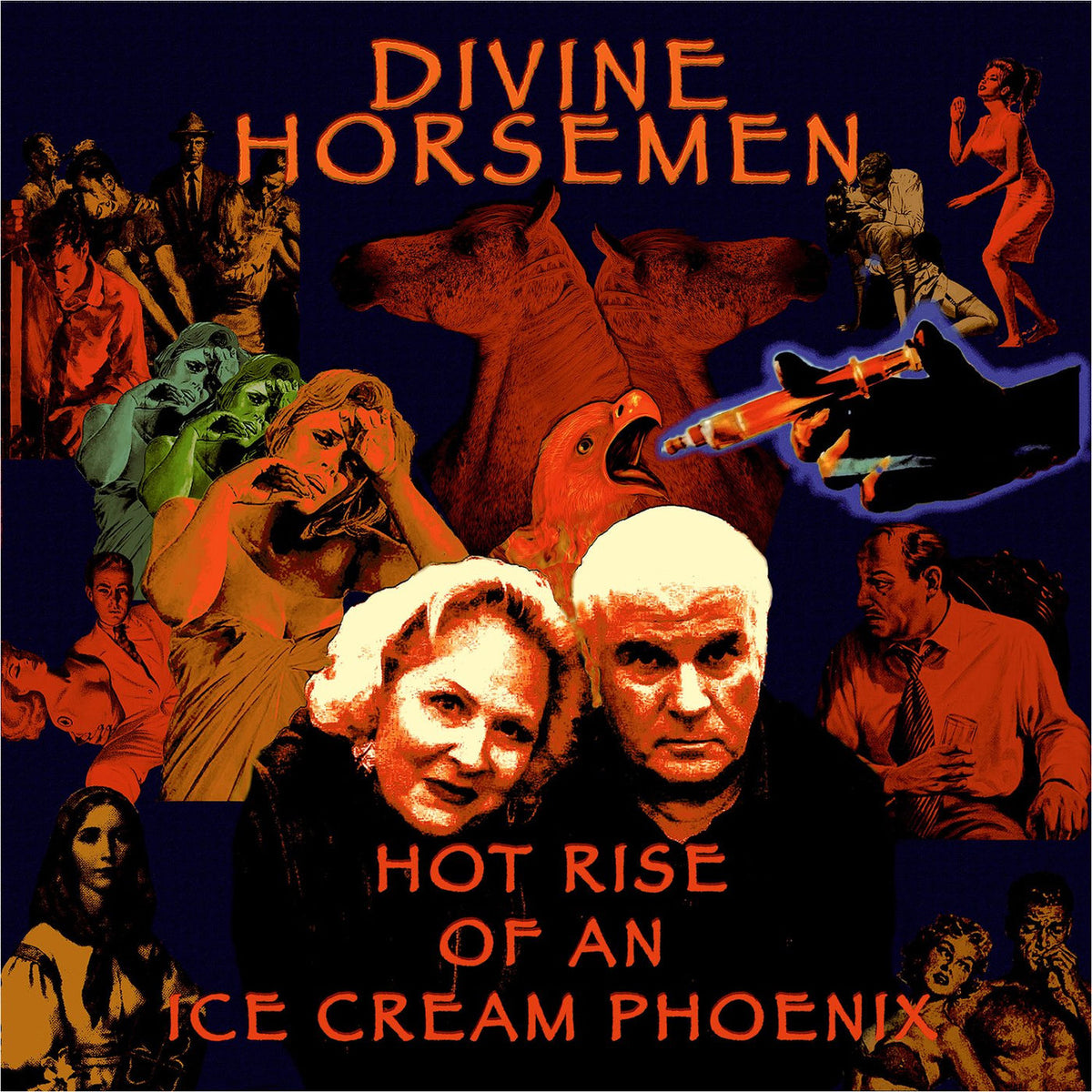 Divine Horsemen – Hot Rise Of An Ice Cream Phoenix vinyl record cover