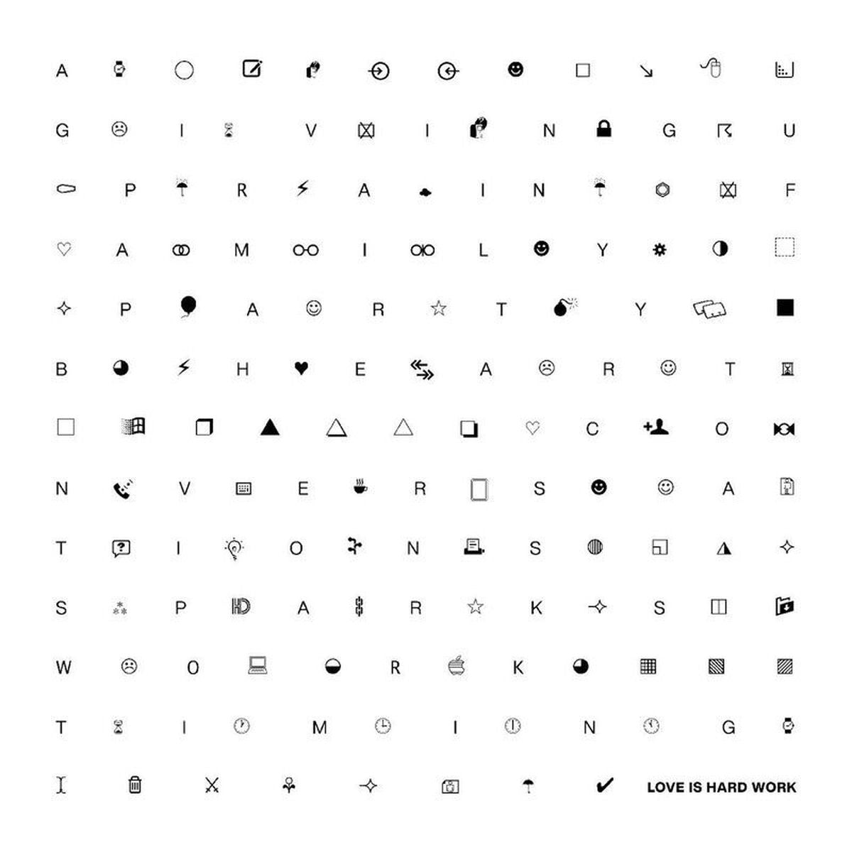 De Lux – Love Is Hard Work (Separated Track Version) vinyl cover
