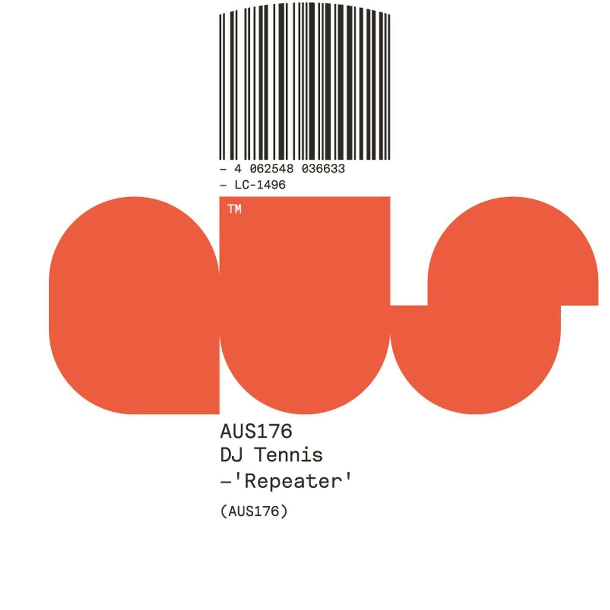 DJ Tennis – Repeater vinyl cover