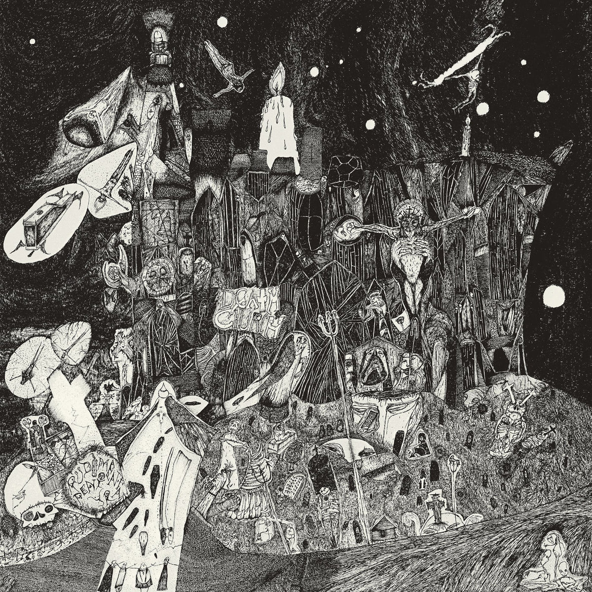 Rudimentary Peni – Death Church vinyl record cover