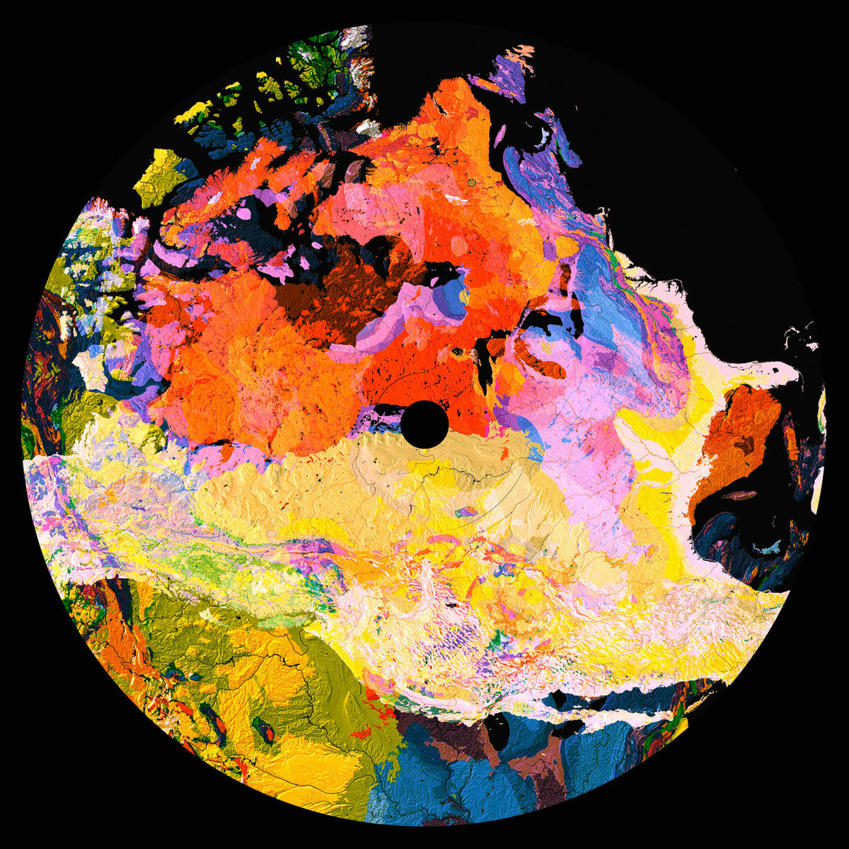 Crooked Colours – Langata vinyl record cover