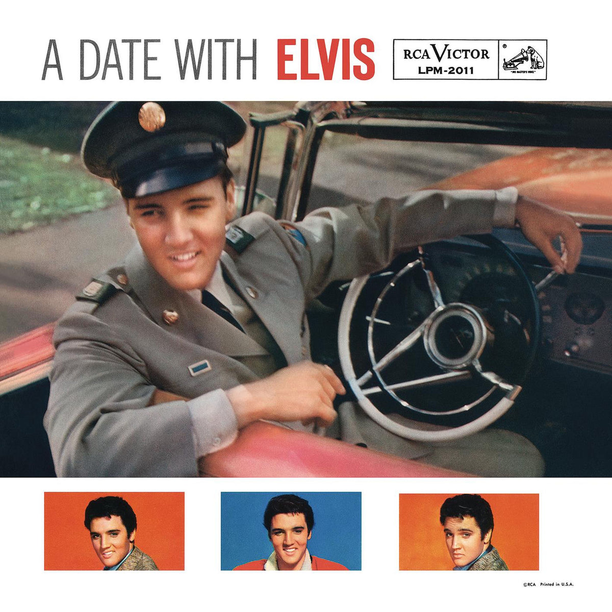 Elvis Presley – A Date With Elvis vinyl record cover