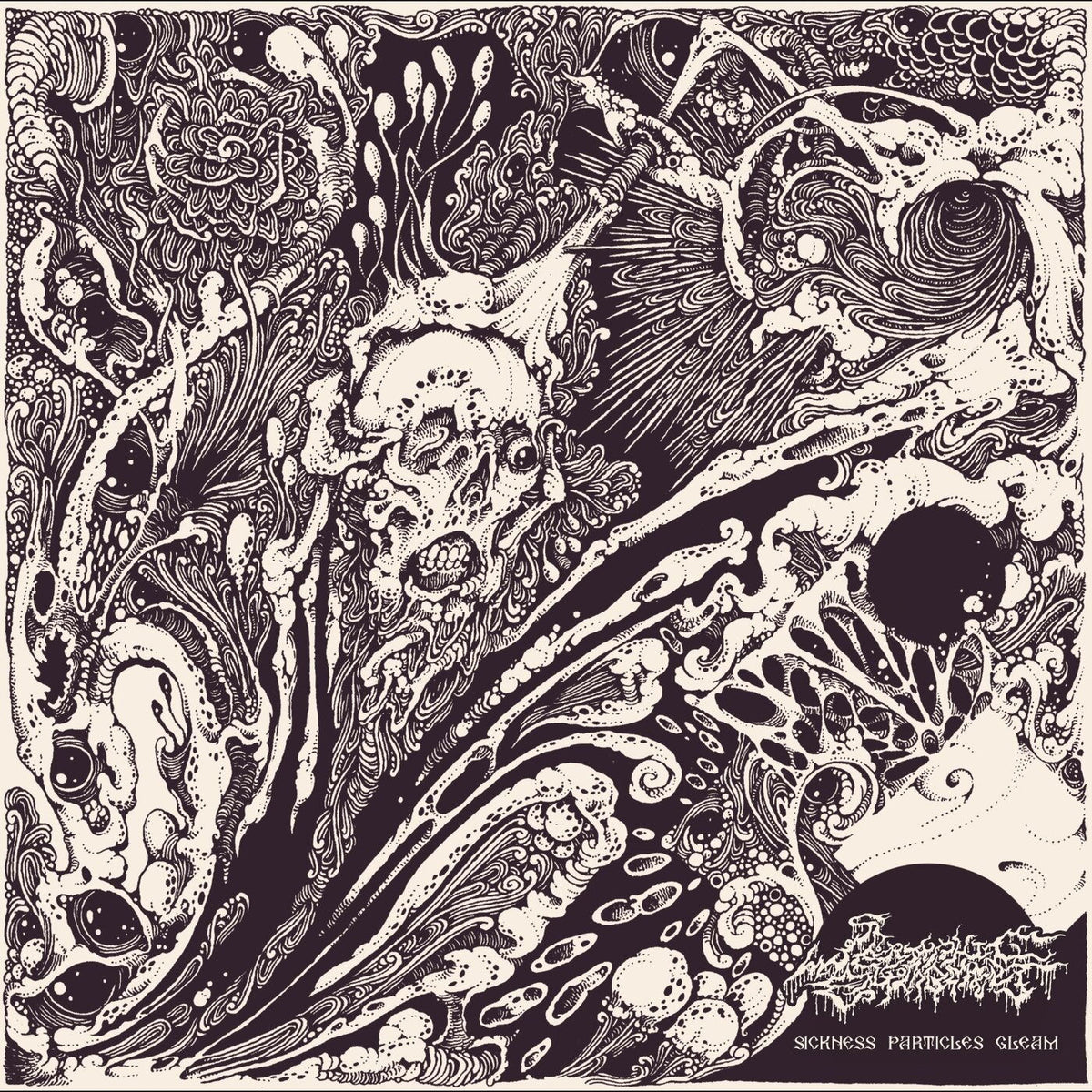 Seraphic Entombment – Sickness Particles Gleam vinyl record cover