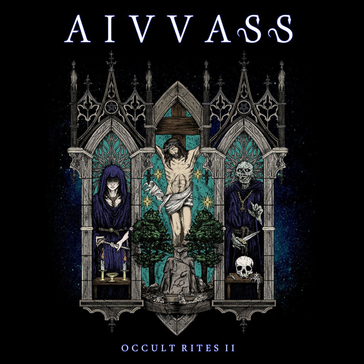 Aivvass – Occult Rites II vinyl record cover