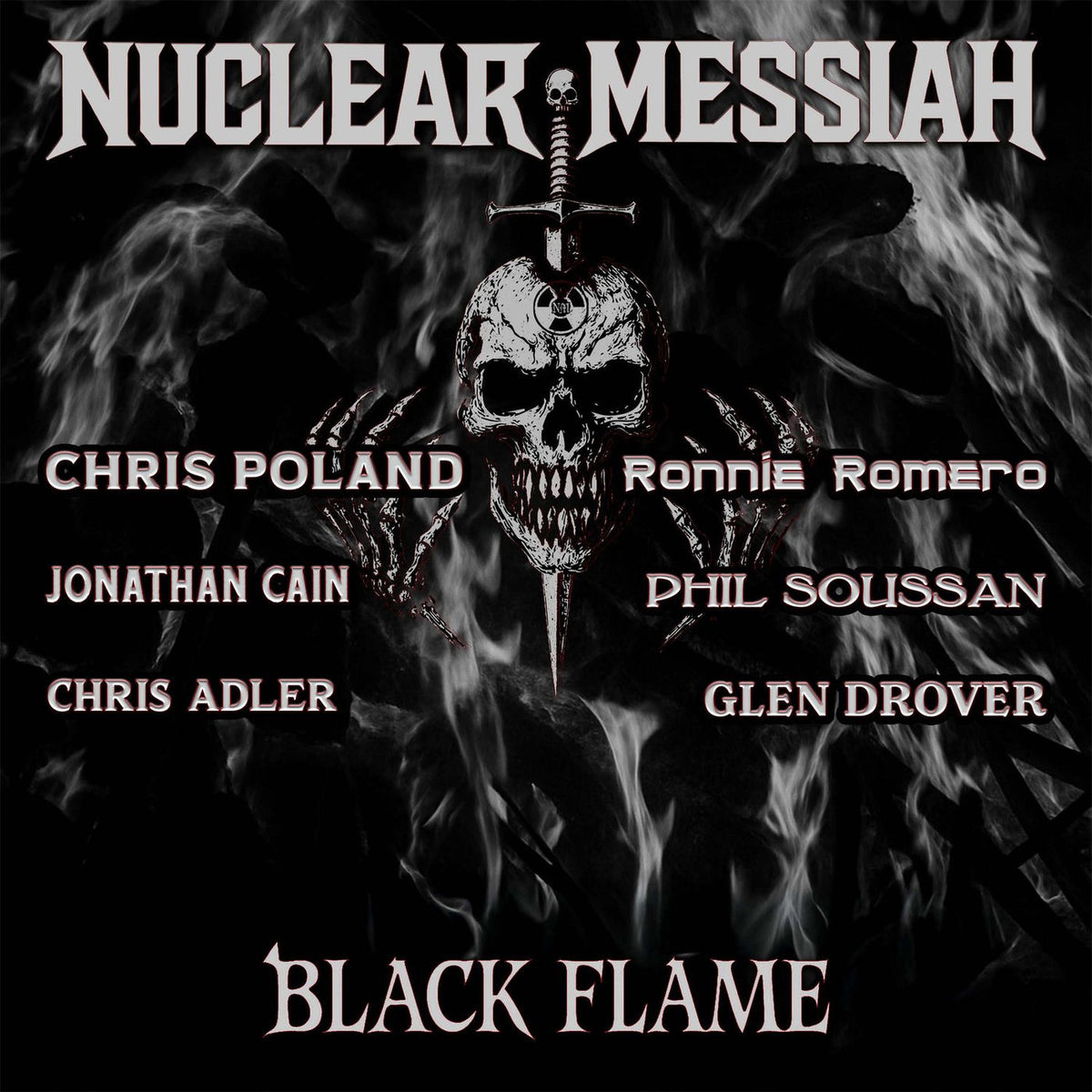 Nuclear Messiah – Black Flame vinyl record cover