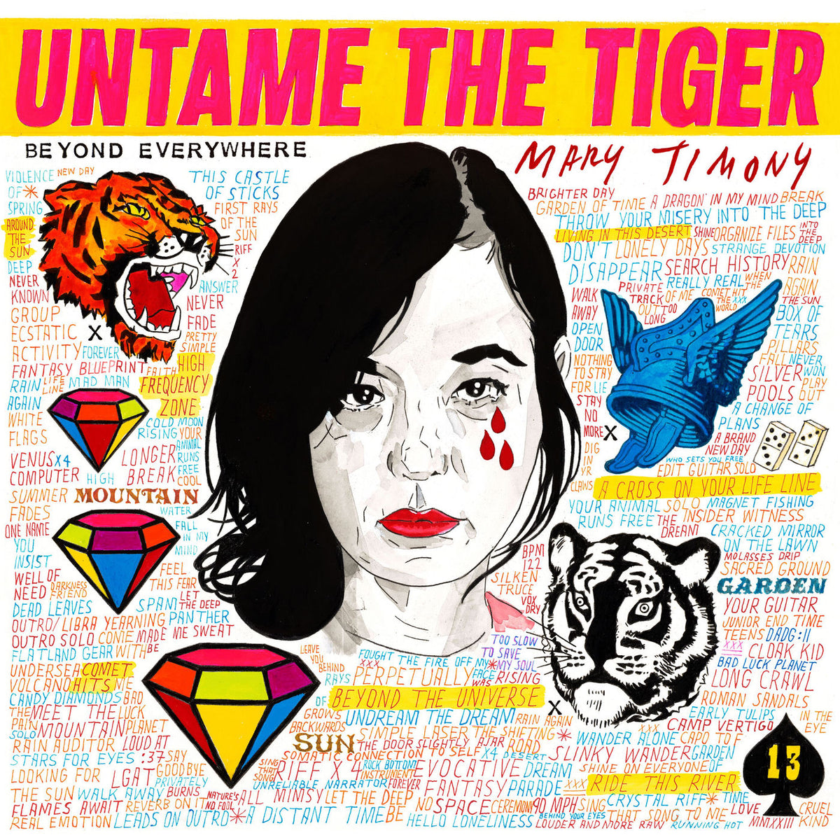 Mary Timony – Untame the Tiger vinyl cover