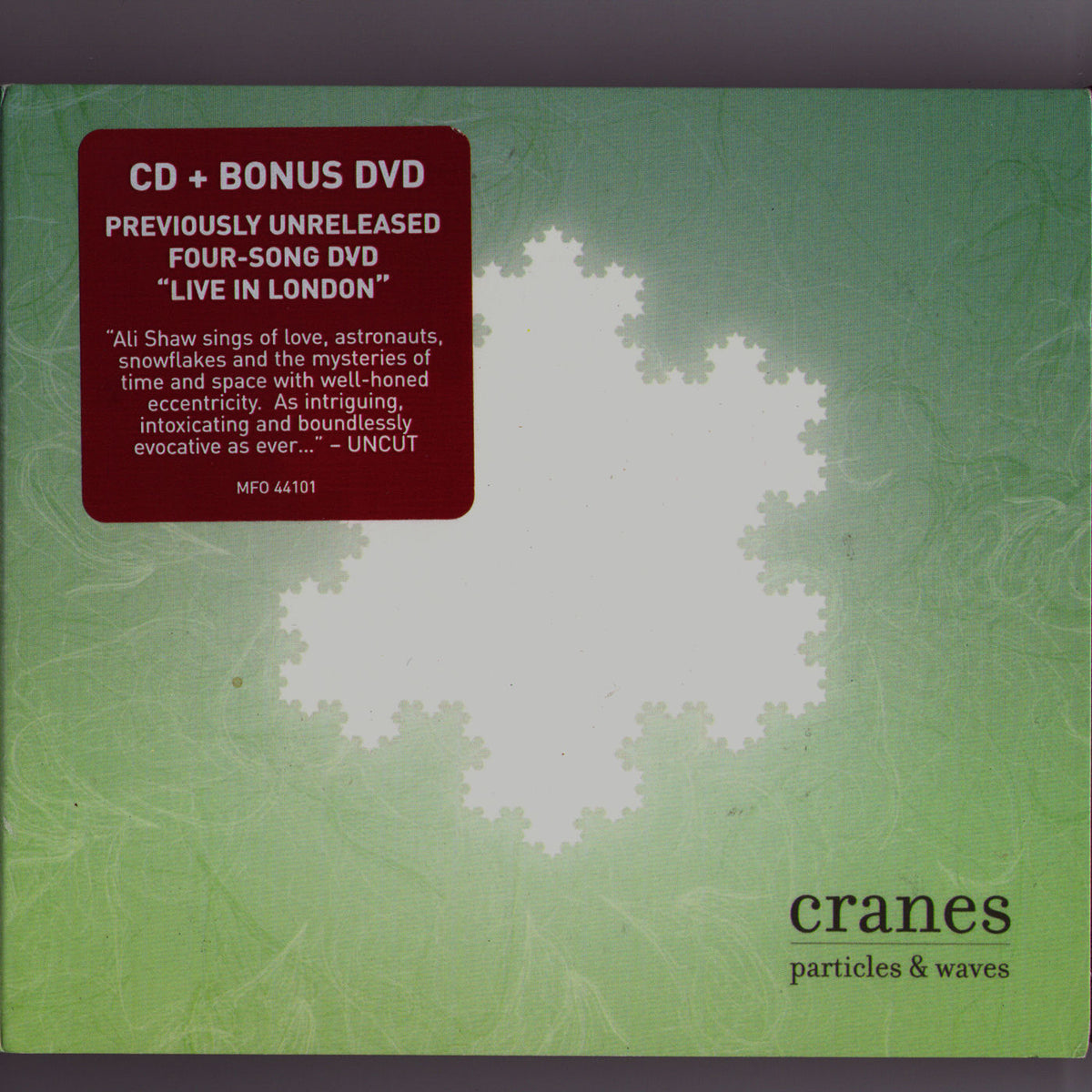 Cranes – Particles & Waves vinyl record cover