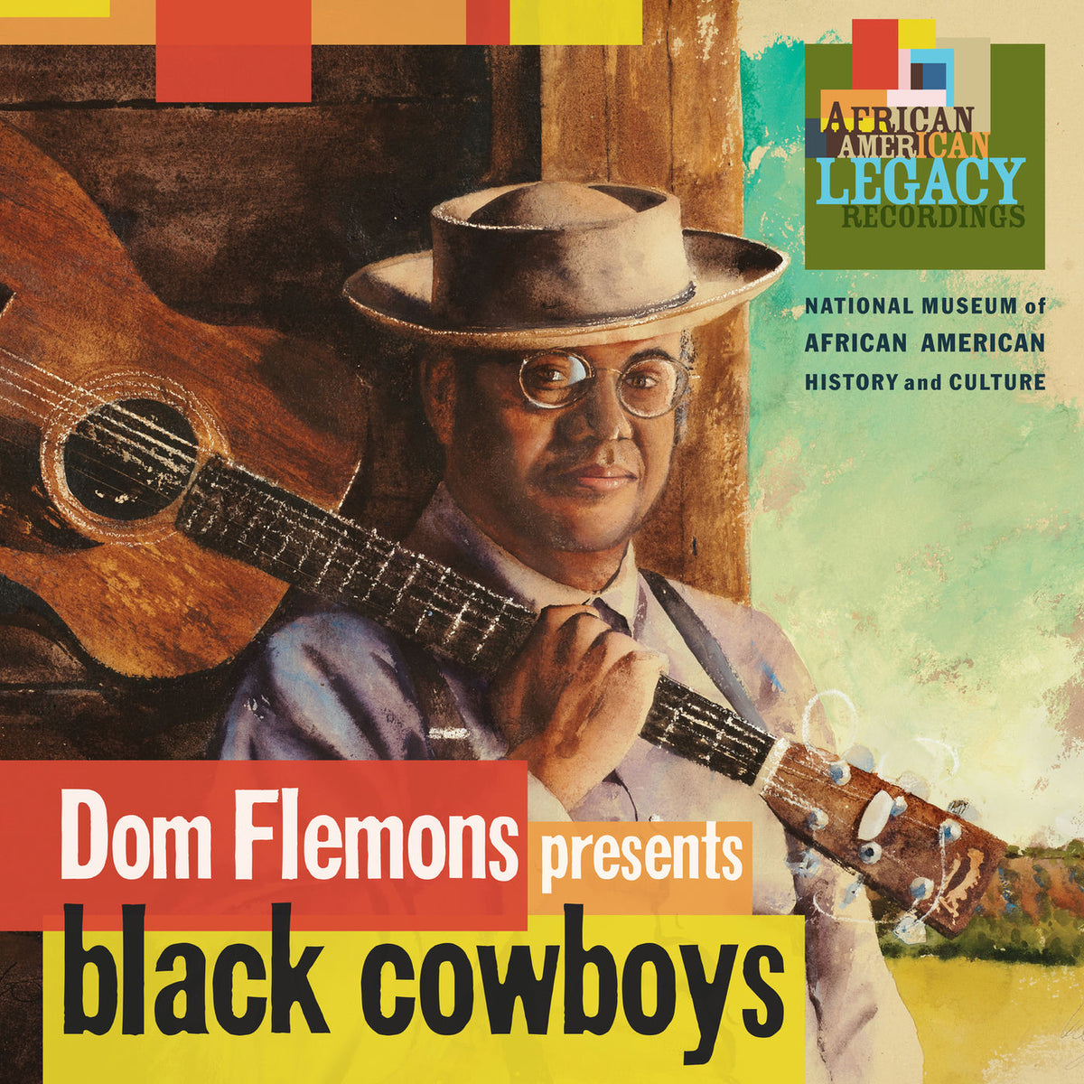 Dom Flemons – Black Cowboys vinyl cover