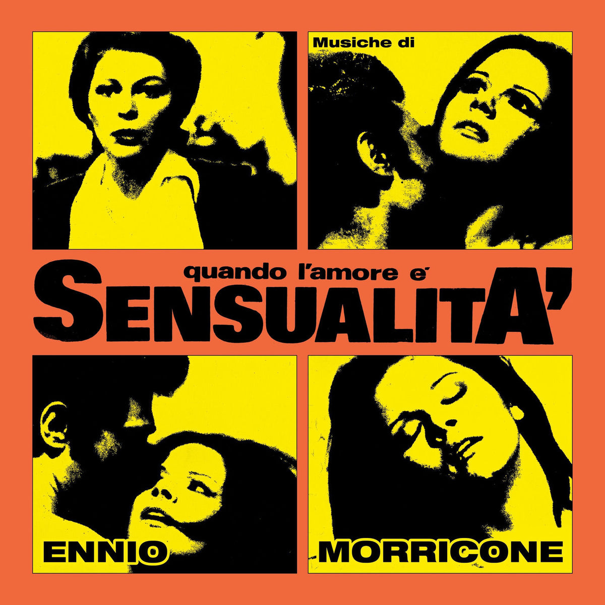Ennio Morricone – Quando l'amore è sensualità (Original Motion Picture Soundtrack) vinyl cover