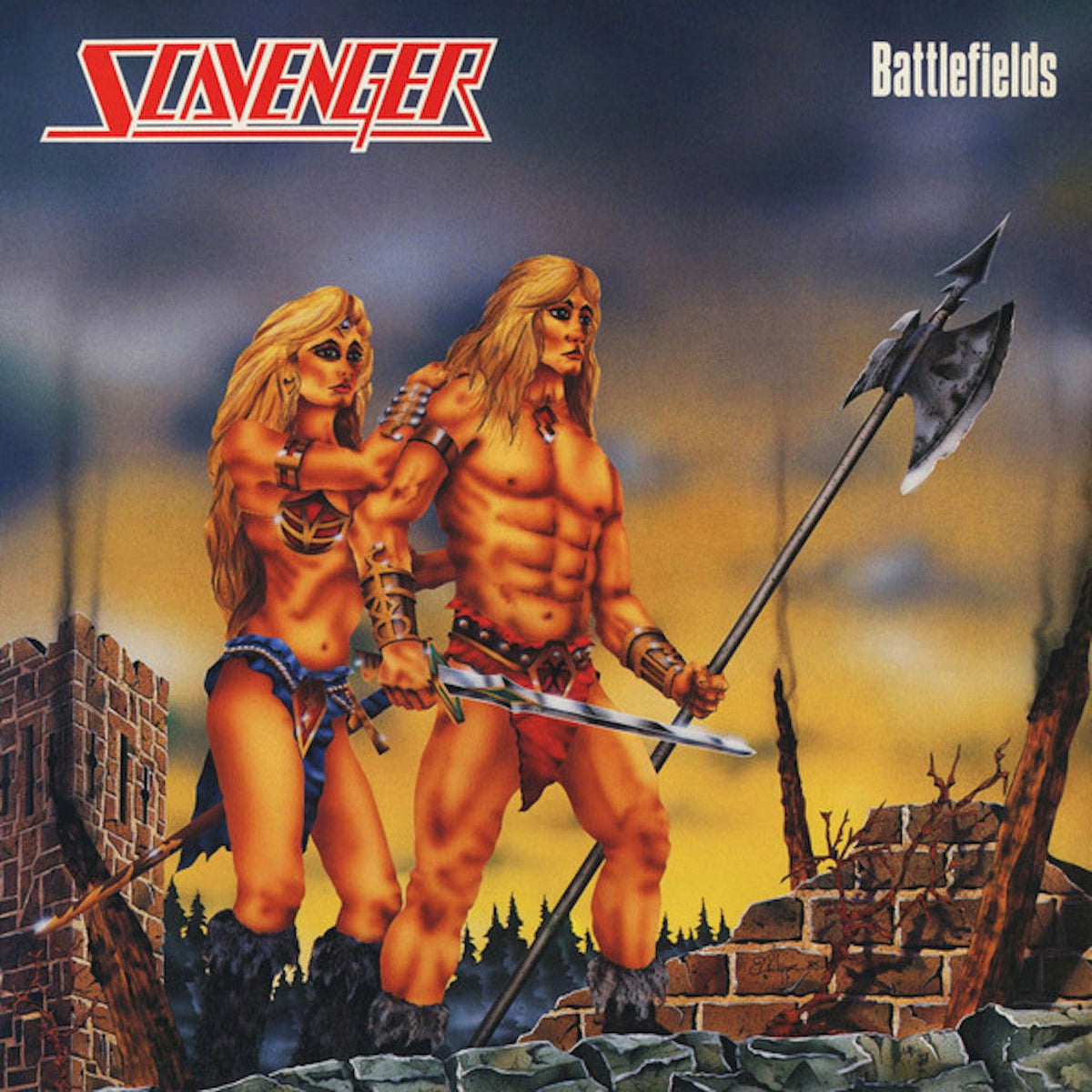 Scavenger – Battlefields vinyl record cover