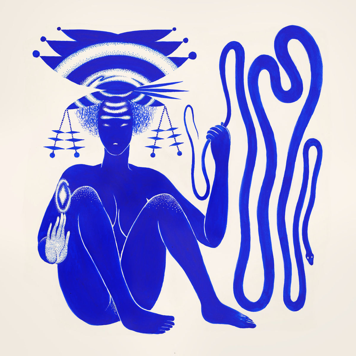 Hiatus Kaiyote – Love Heart Cheat Code (Blue/White Marbled Vinyl) (Indies) vinyl record cover
