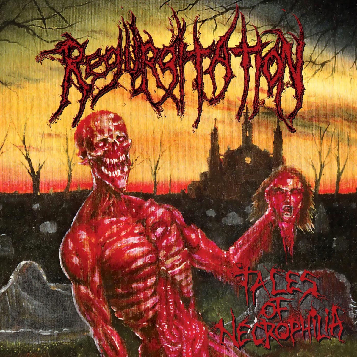 Regurgitation – Tales Of Necrophillia (COLOURED VINYL LUCKY DIP) vinyl record cover