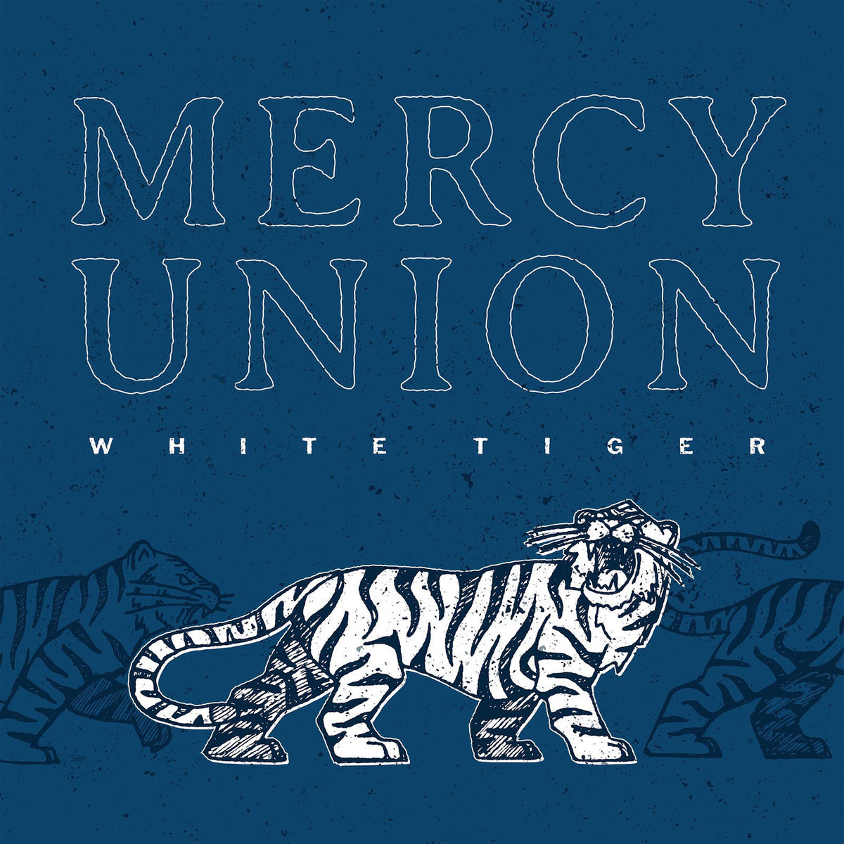 Mercy Union – White Tiger vinyl record cover