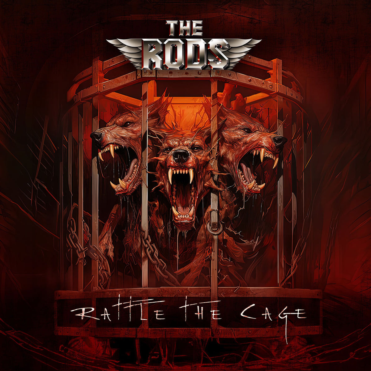 The Rods – Rattle the Cage vinyl record cover
