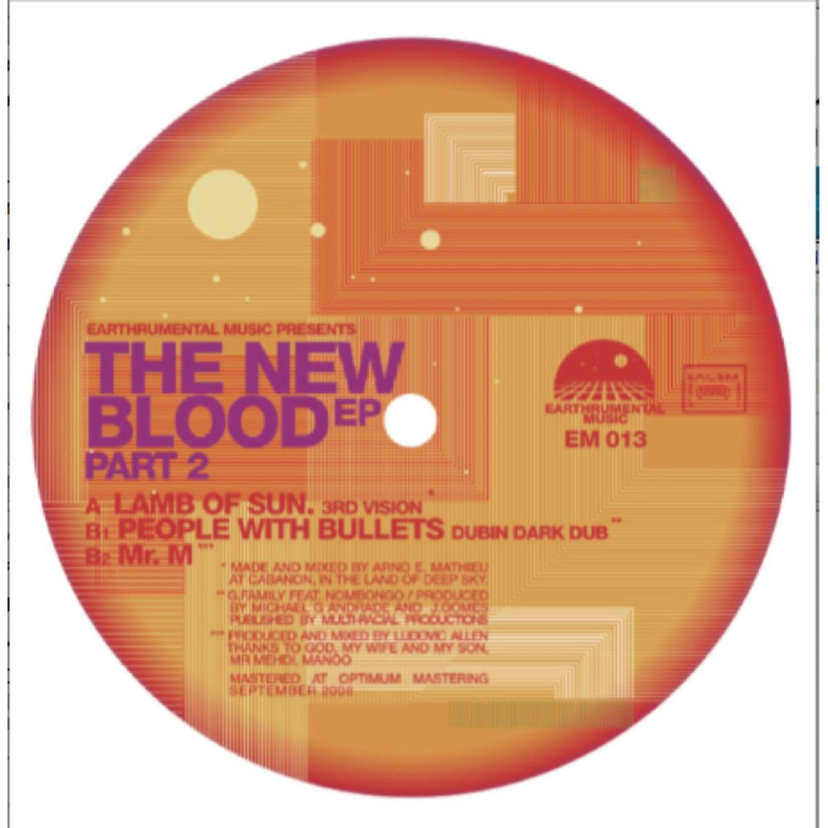 Various Artists – The New Blood Ep vinyl record cover