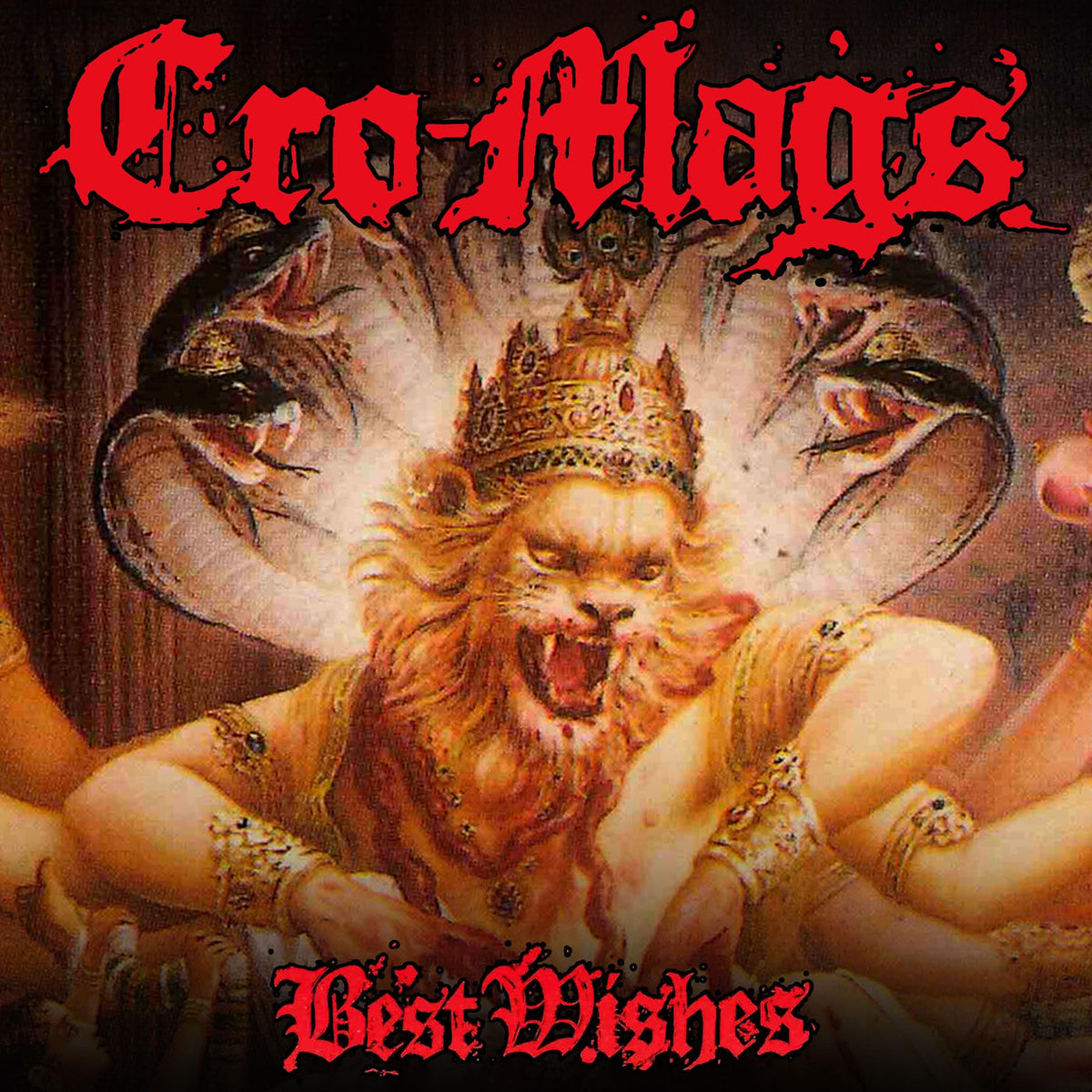 Cro-Mags – Best Wishes (Crystal Clear & Multi-Color Splatter Lp) vinyl record cover