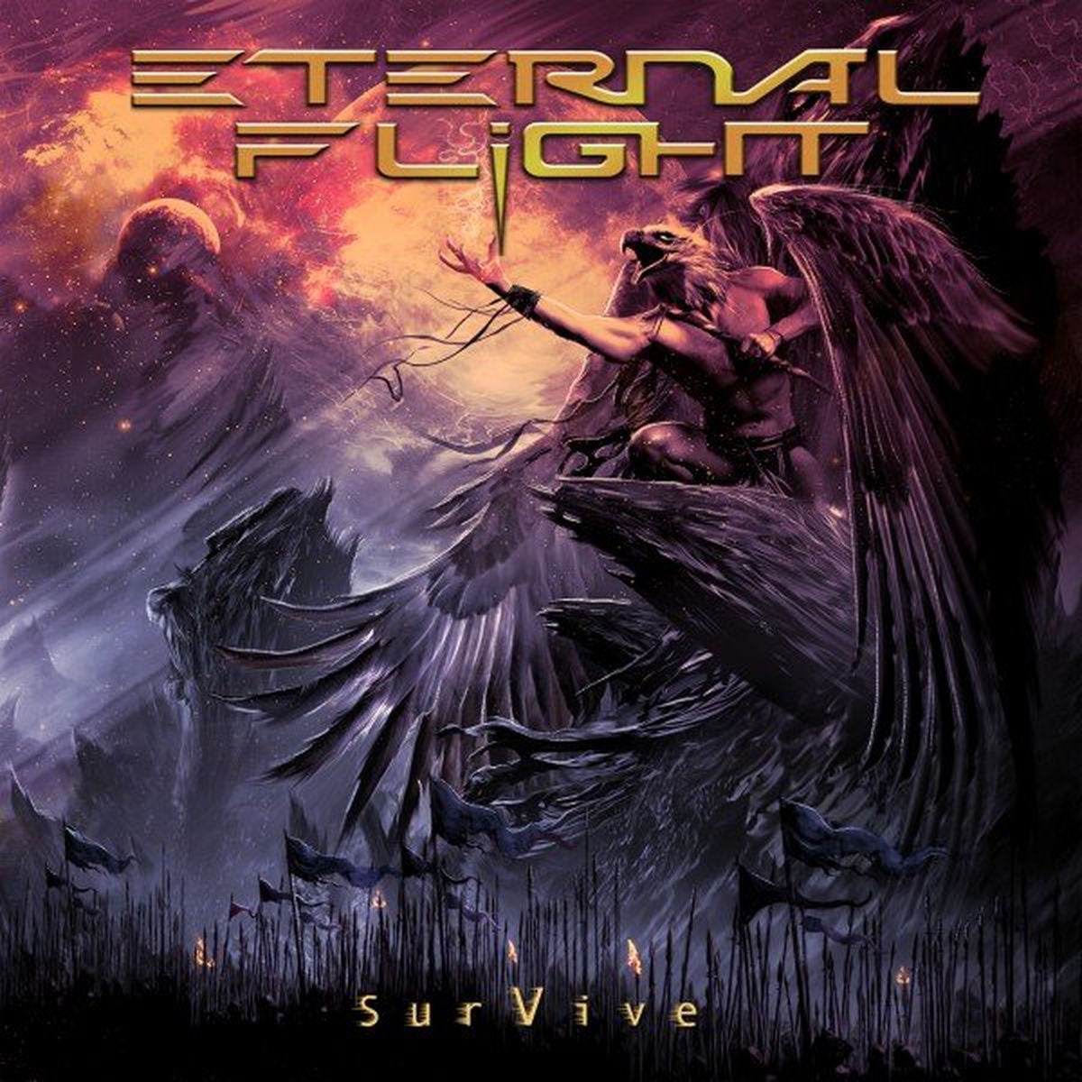 Eternal Flight – Survive vinyl record cover