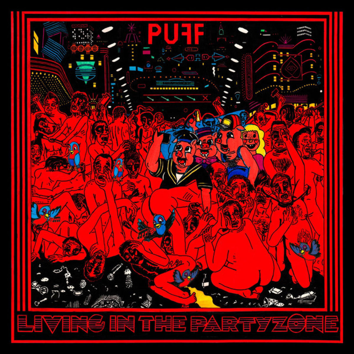 Puff! – Living in the Partyzone vinyl record cover