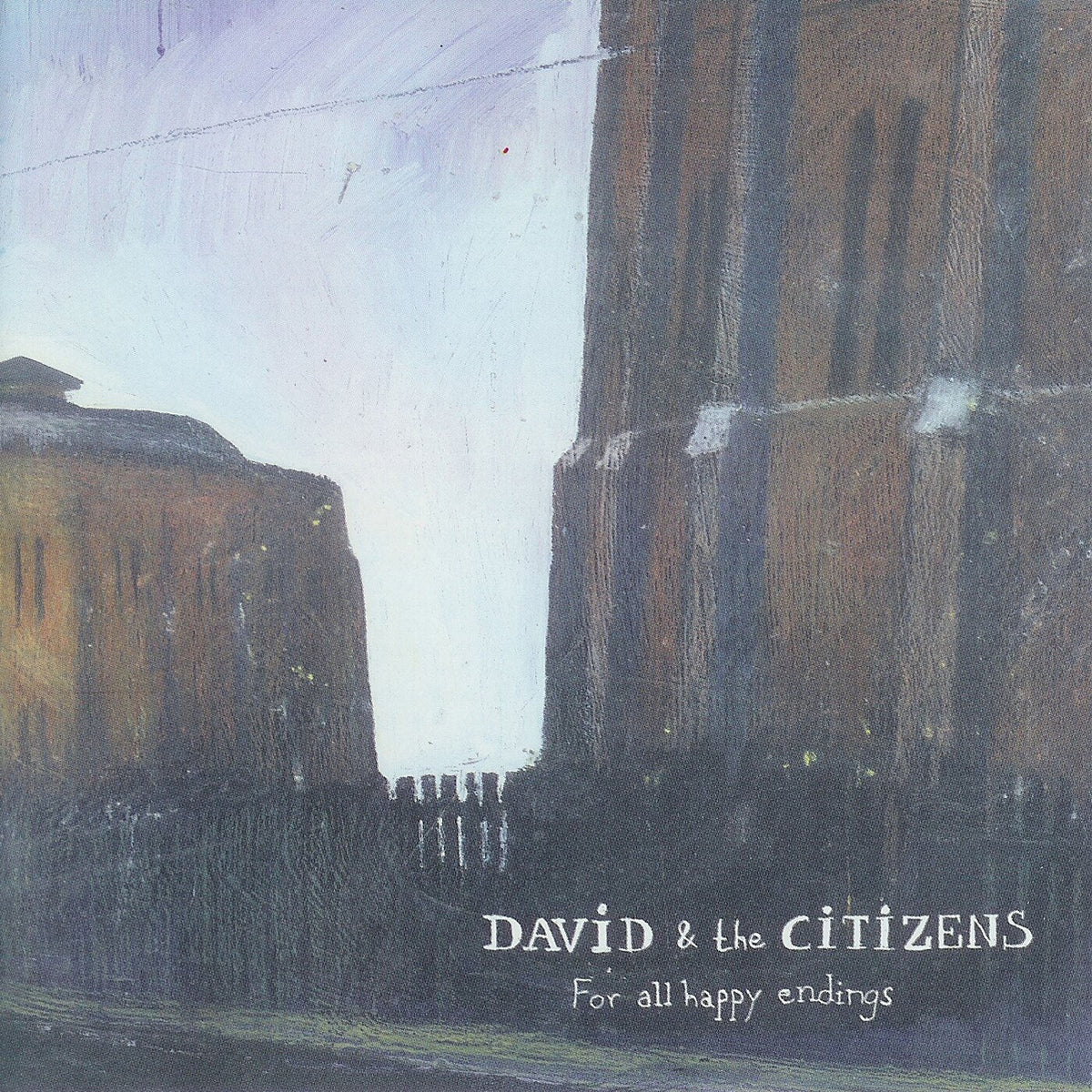 David & the Citizens – For All Happy Endings vinyl record cover