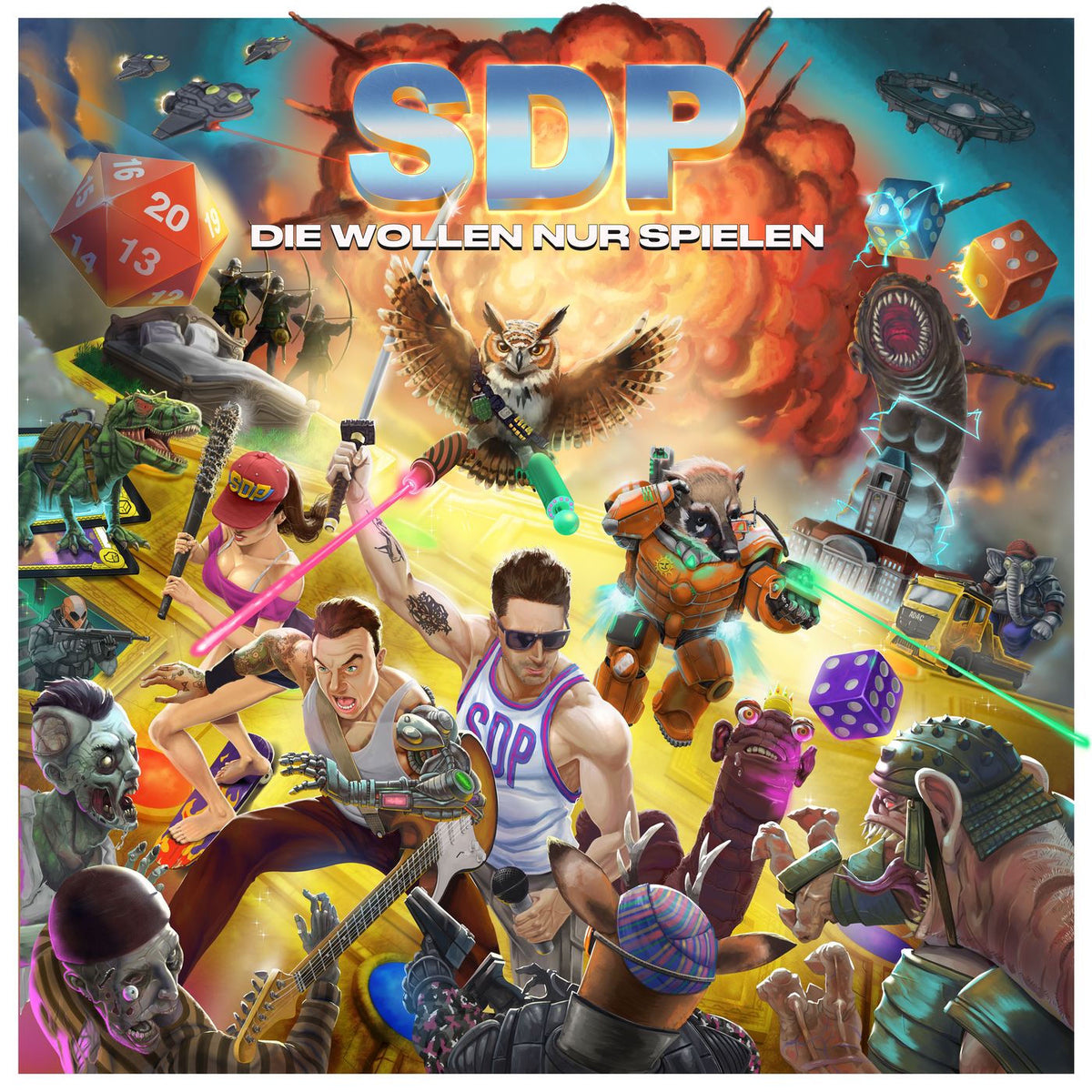 SDP – Die Wollen Nur Spielen vinyl record cover