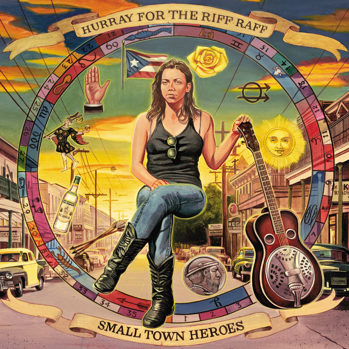 Hurray For The Riff Raff – Small Town Heroes vinyl record cover