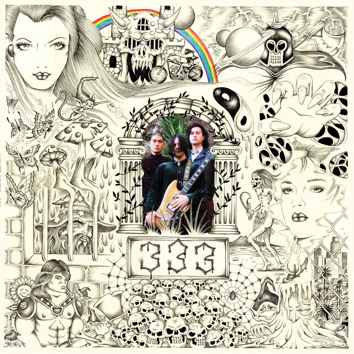 Meatbodies – 333 vinyl record cover
