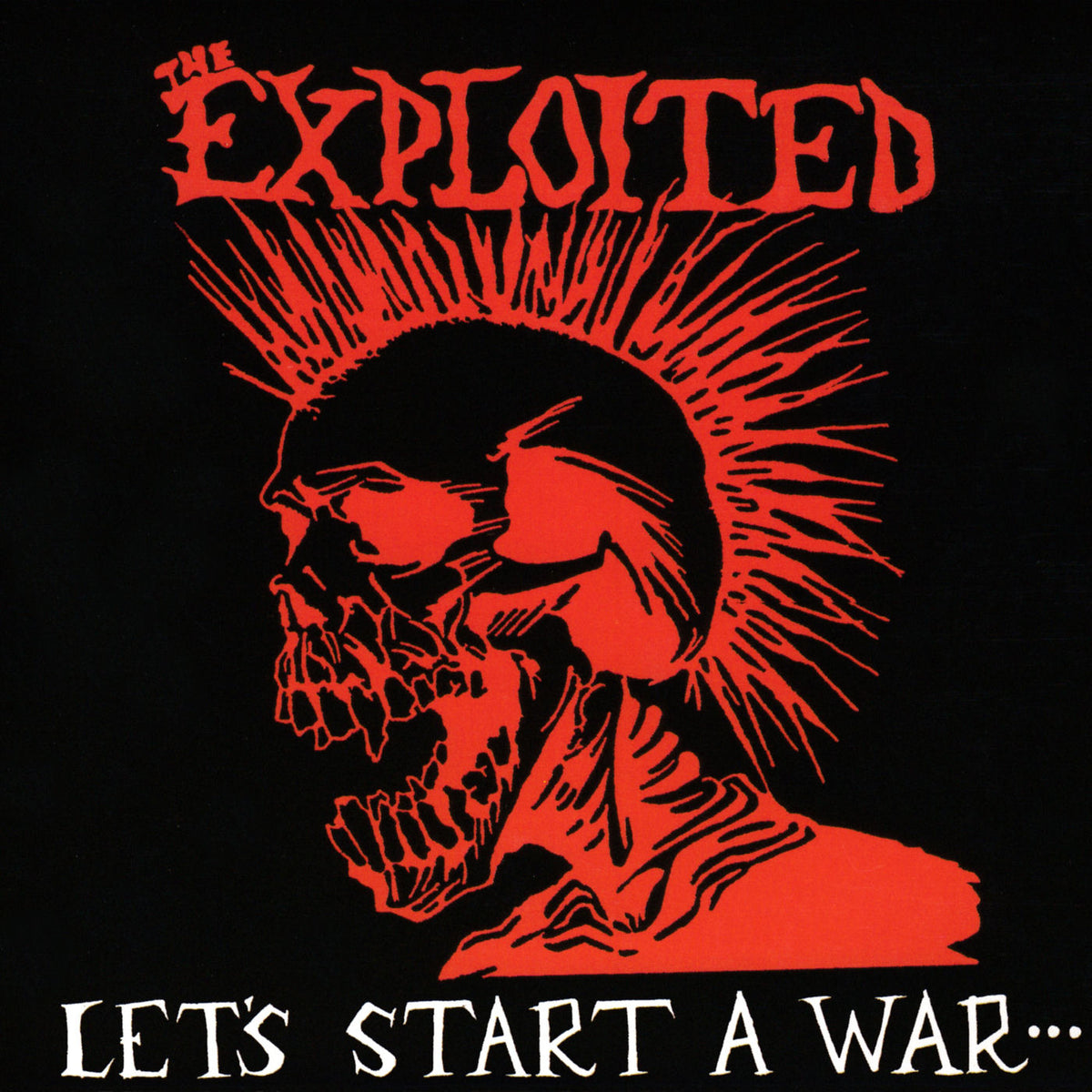 Exploited – Let's Start a War... Said Maggie One Day (Coloured Vinyl) vinyl record cover