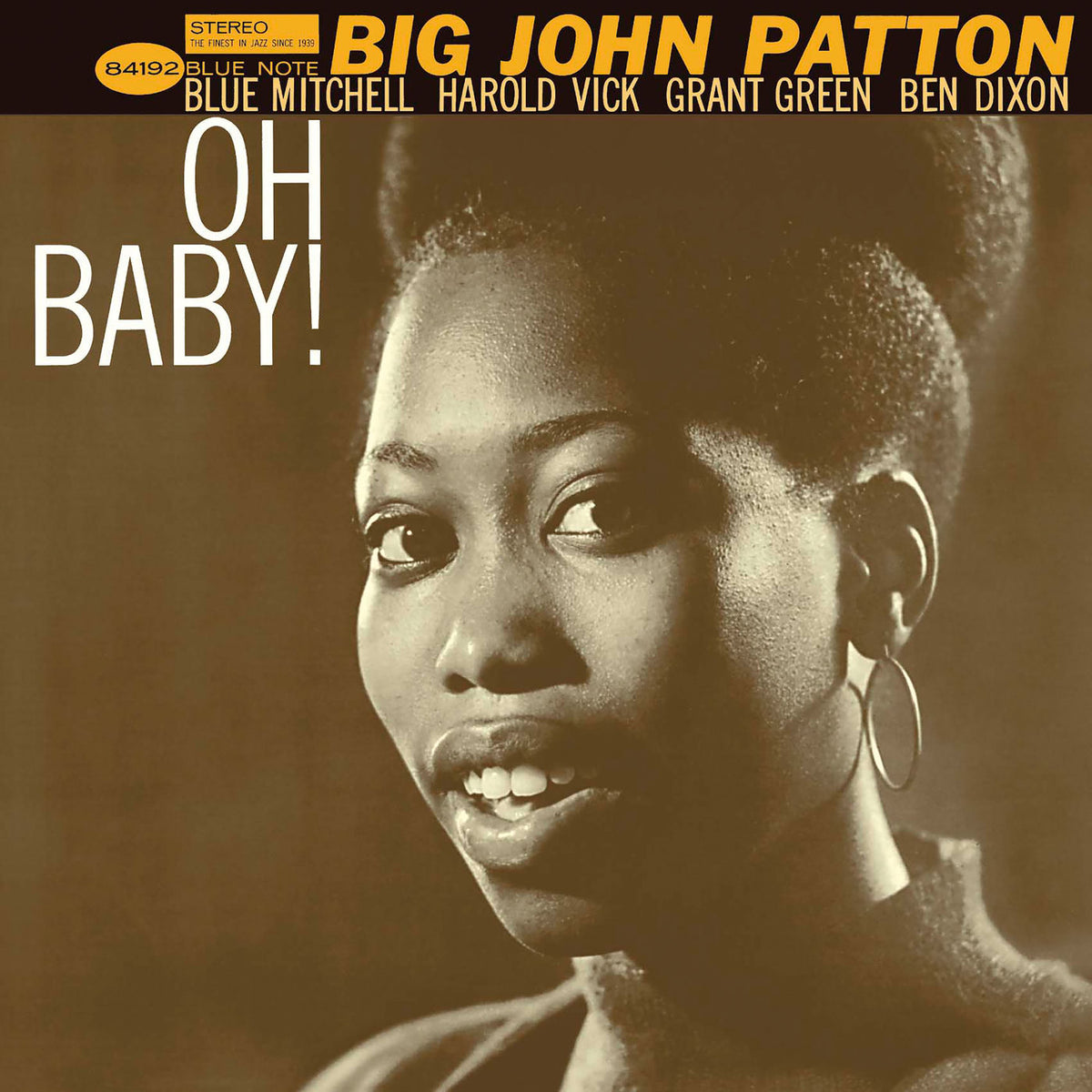 Big John Patton – Oh Baby! vinyl record cover